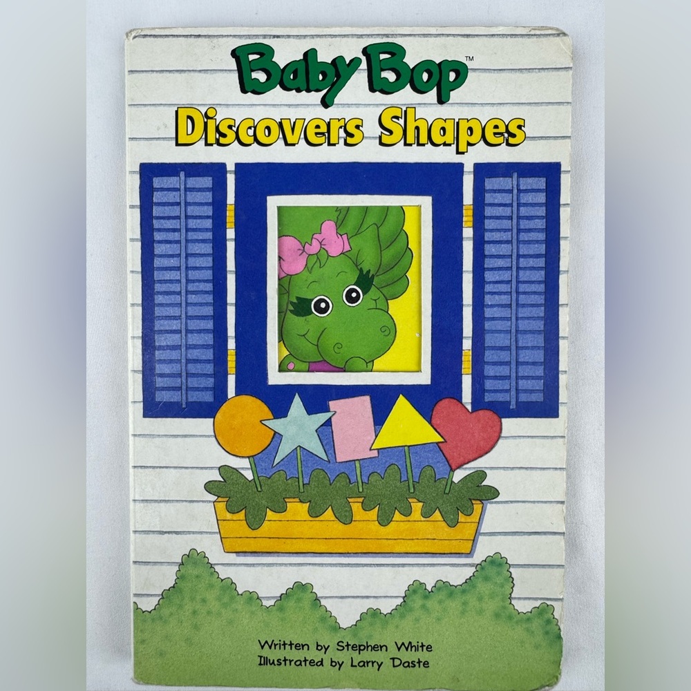 Vintage 90’s Baby Bop Discovers Shapes Touch and Feel Children’s Book